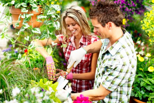 Landscaping team estimating a load-based clearance in Bromley