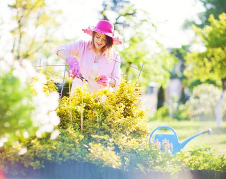 Team managing landscaping waste and materials safely
